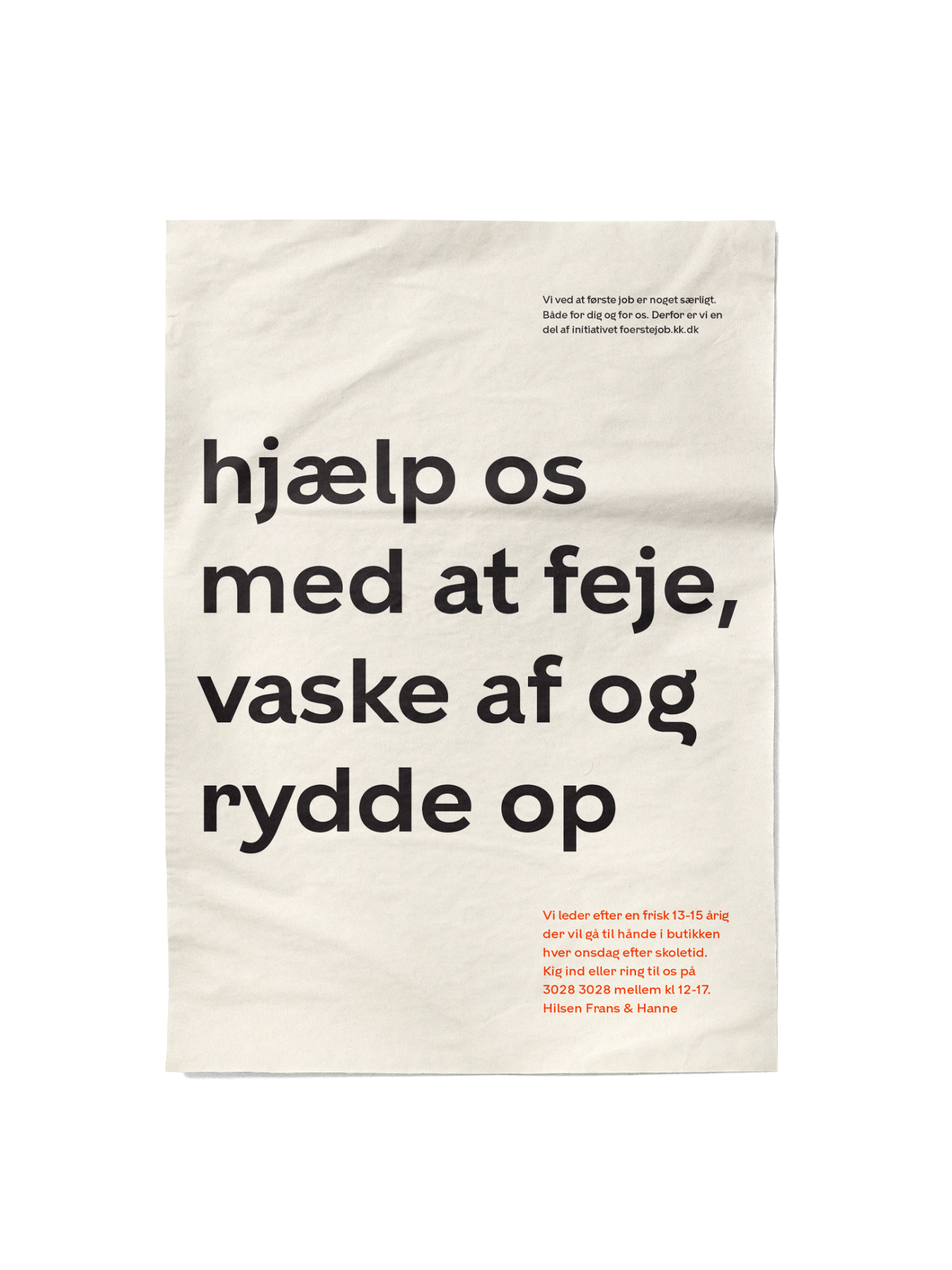 Mock up af jobskabelon